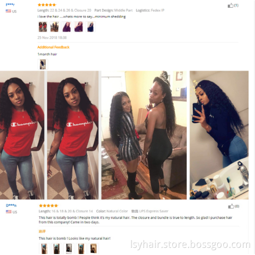 Bohemian Curly Bundles With 4*4 Lace Closure Brazilian Hair Weave Bundles Remy Human Hair 3 Bundles Natural Black 8-28 inch